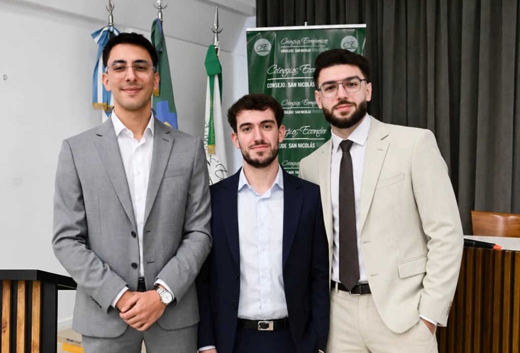 Bruno, Juan Cruz y Nicolás, socios de Épsilon Soluciones